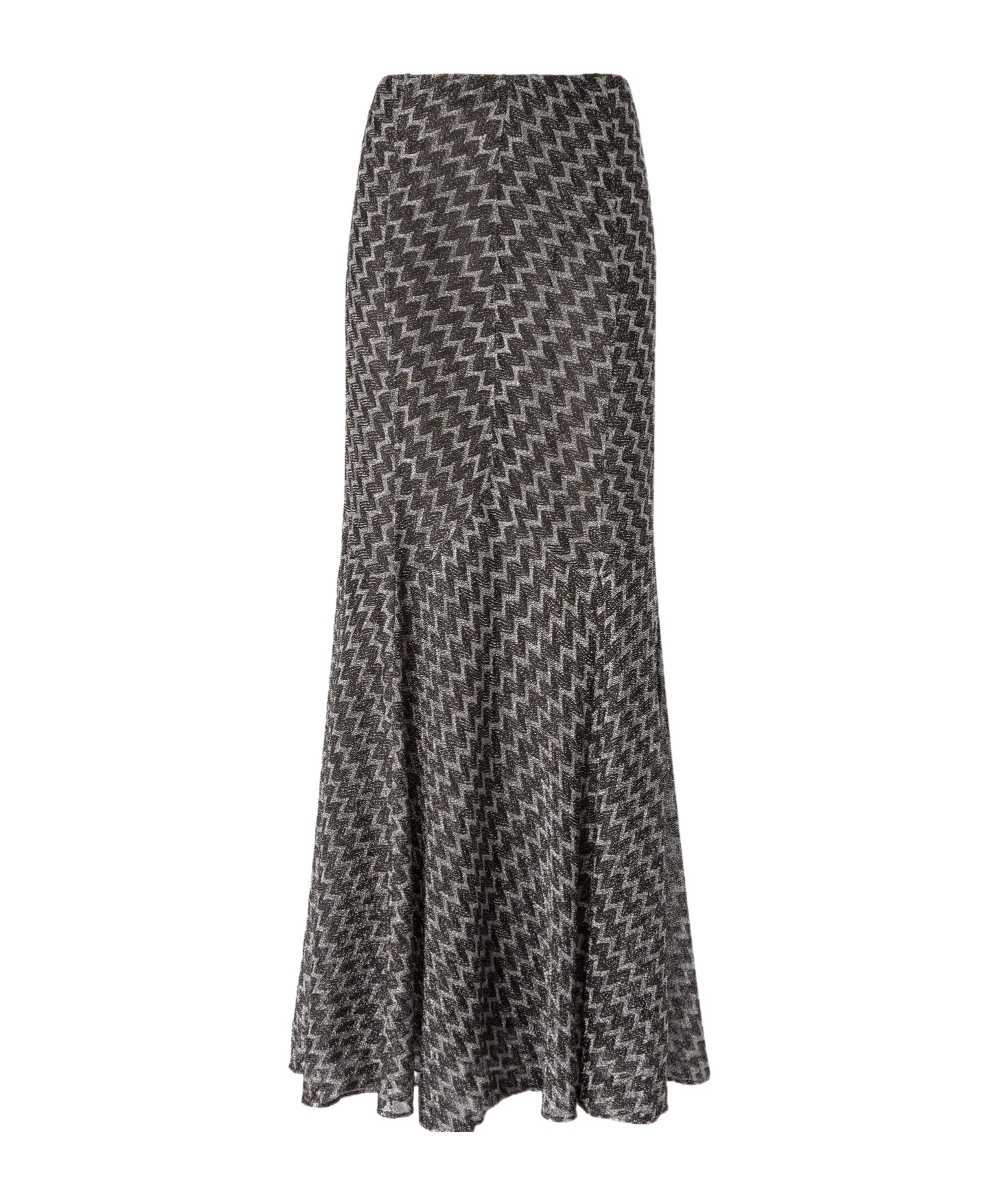 Shop Missoni Patterned Skirt In Black