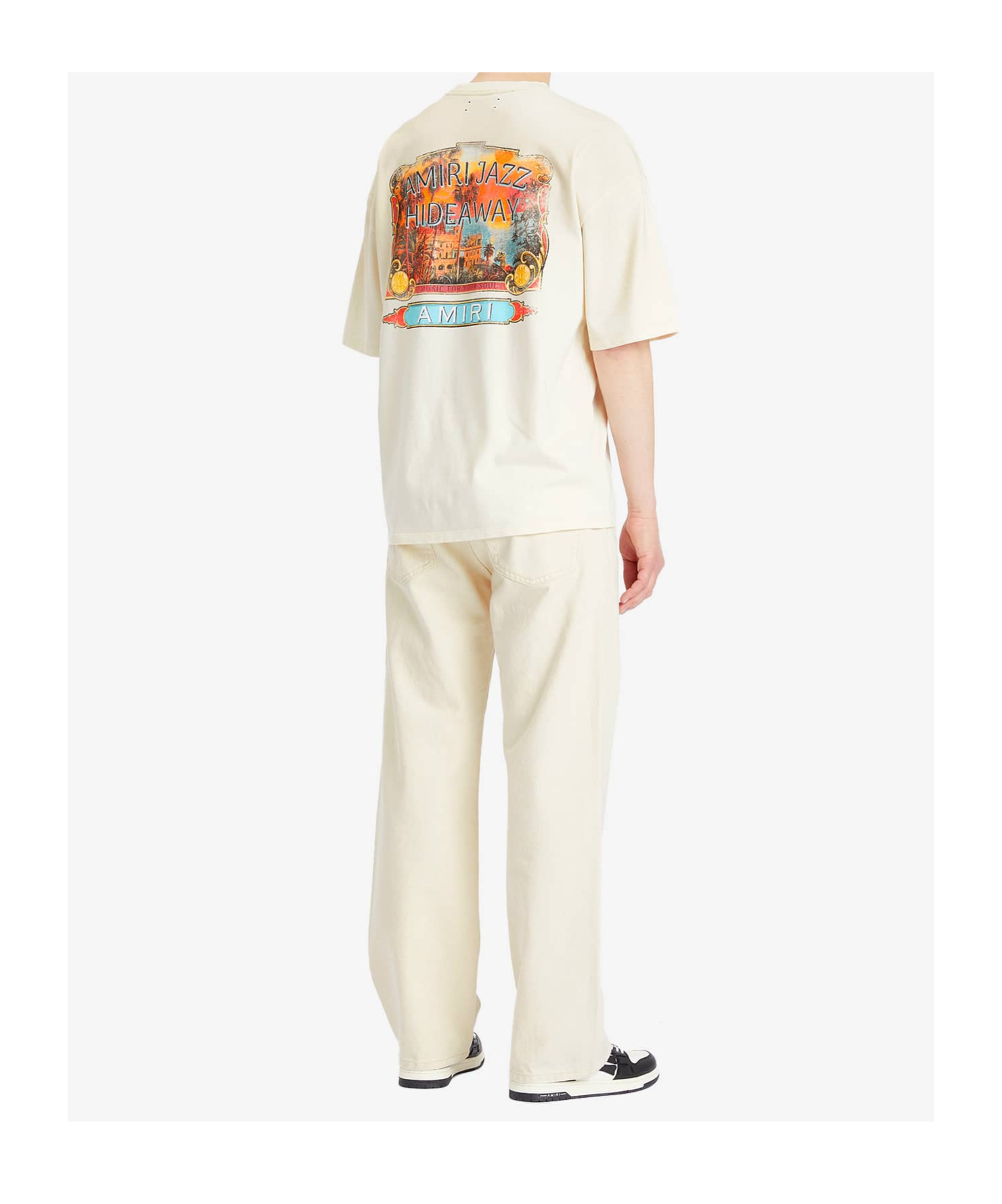Amiri Short-sleeved T-shirt In White
