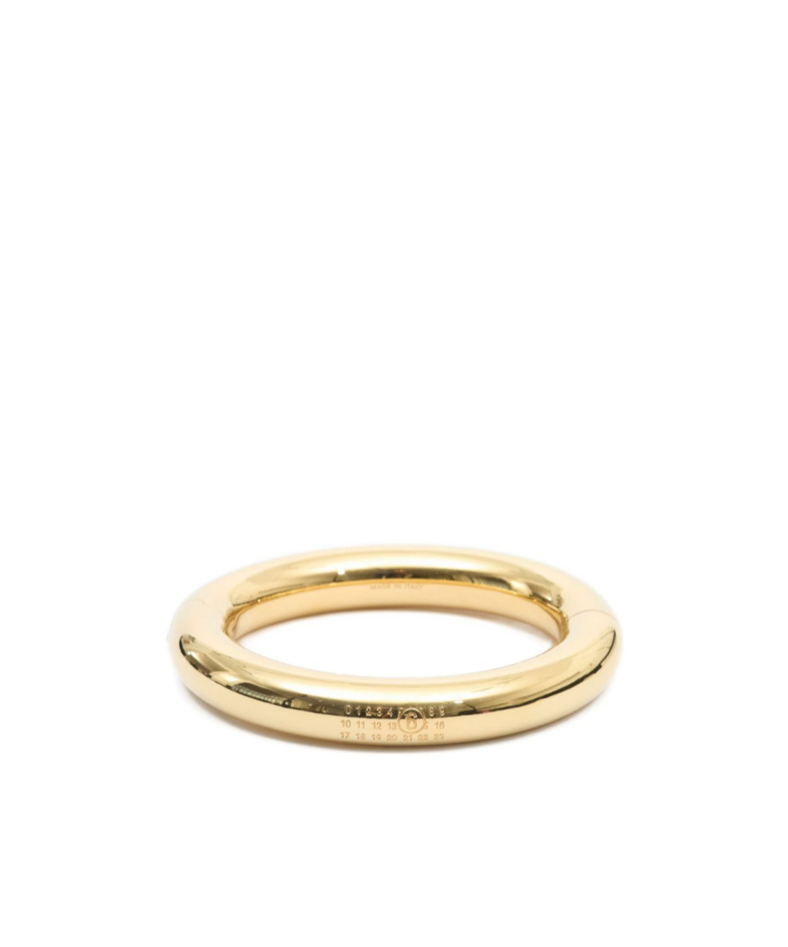 Mm6 Maison Margiela Polished 'number' Bracelet In Gold