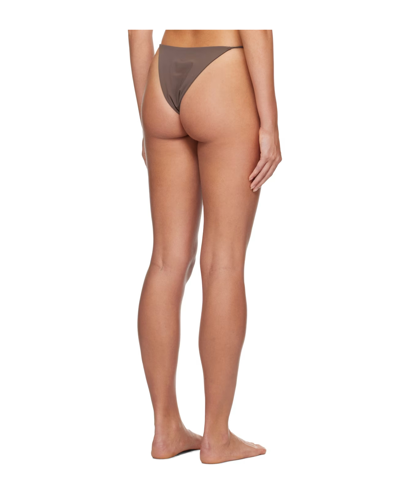 Magda Butrym Strap-up Bikini Swimsuit In Brown