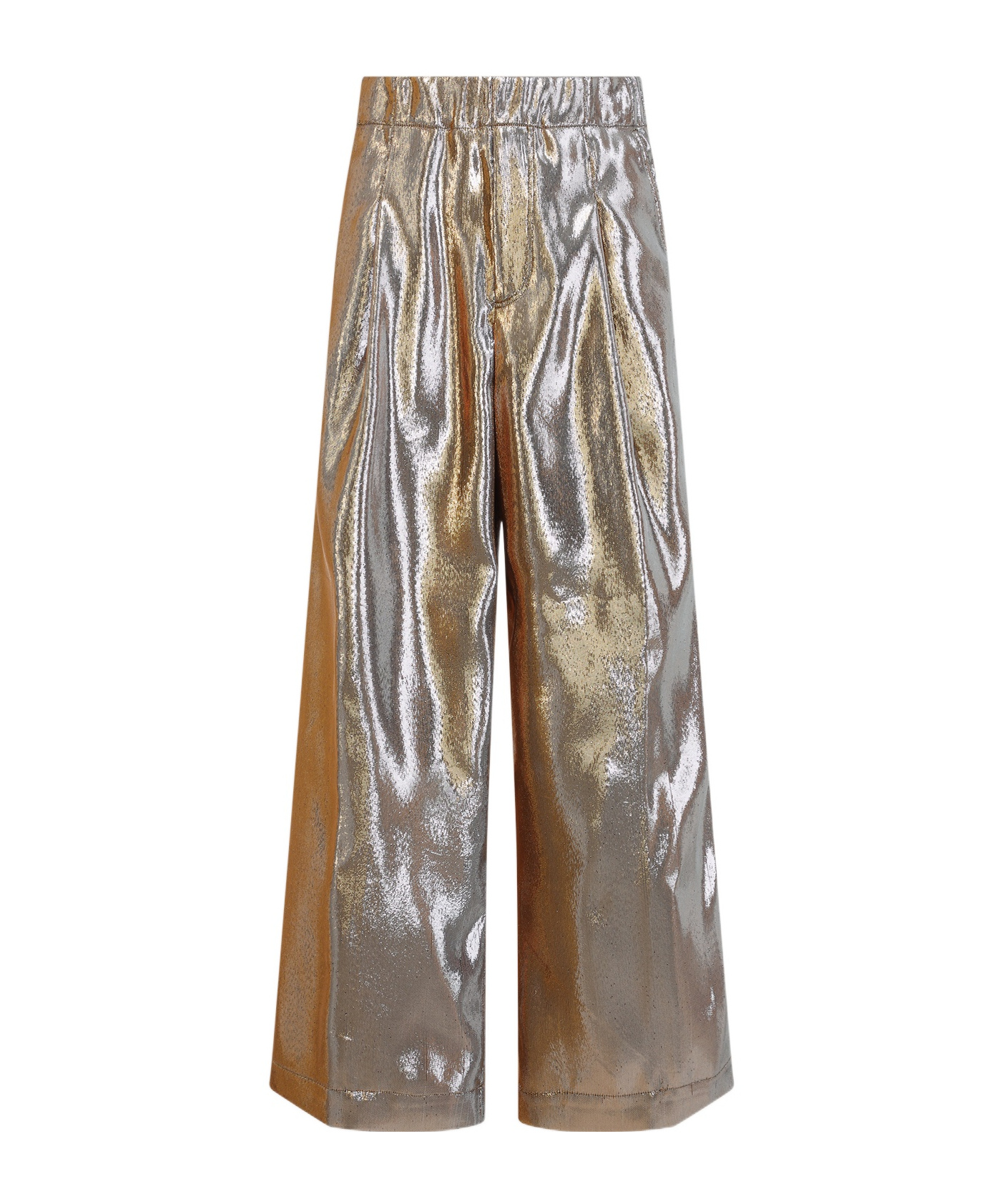 Dries Van Noten Elastic Waist Casual Pants In Gray