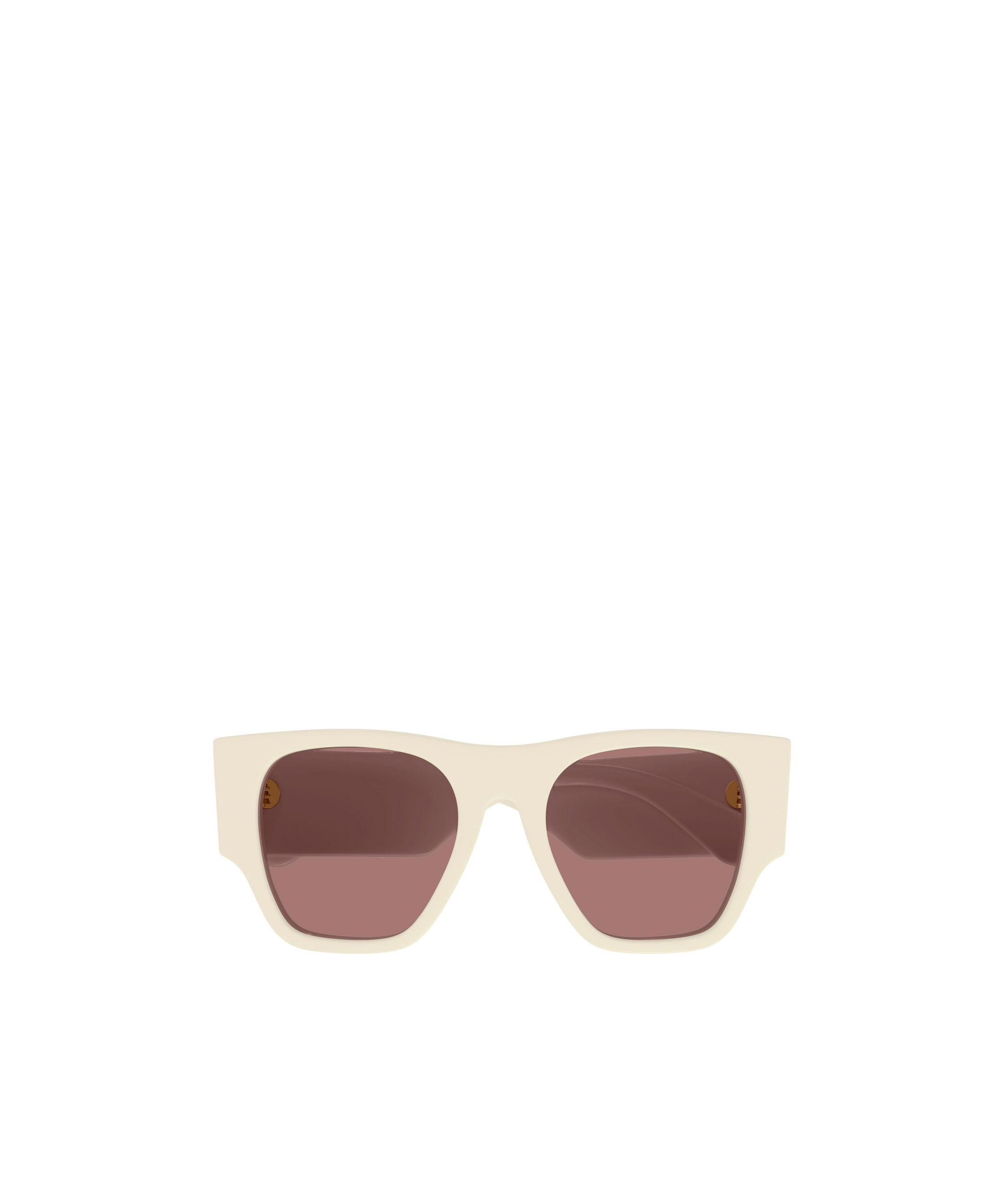 Chloé Naomy Oversize-frame Sunglasses In Nude