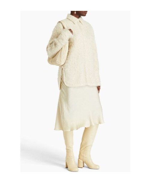 Shop Jil Sander Button Long-sleeved Shirt In White
