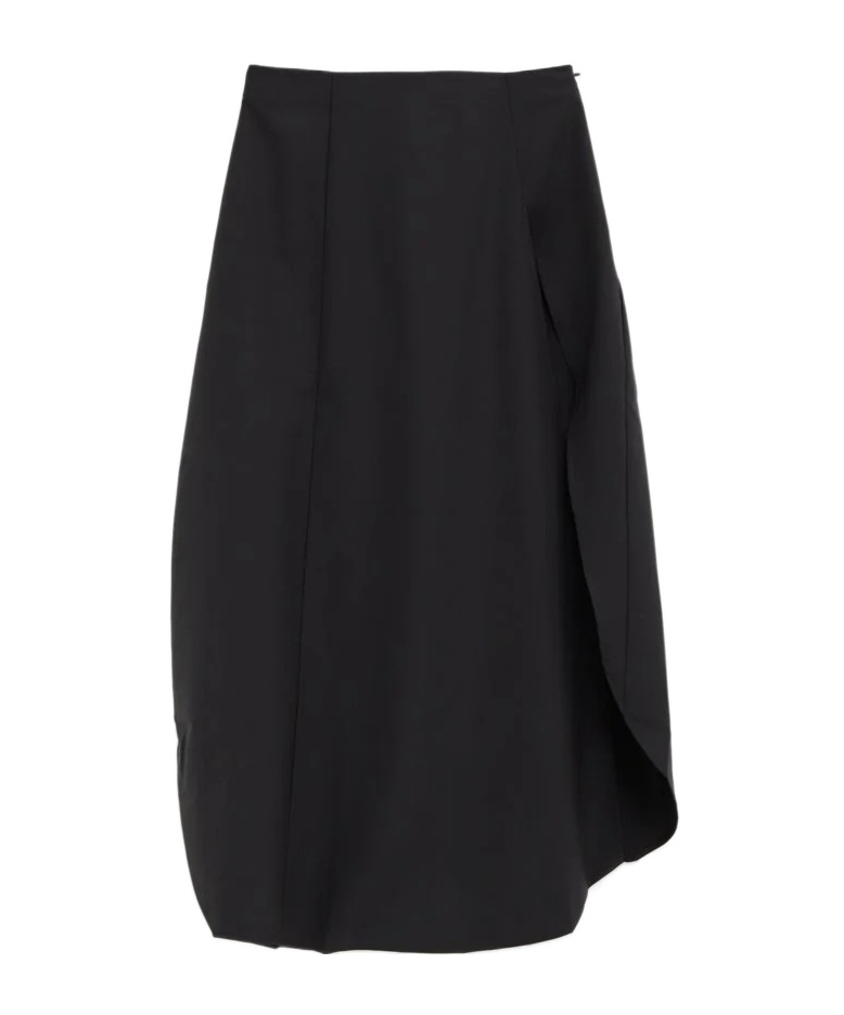 Paloma Wool Side Slit Balloon Mileto Skirt In Black