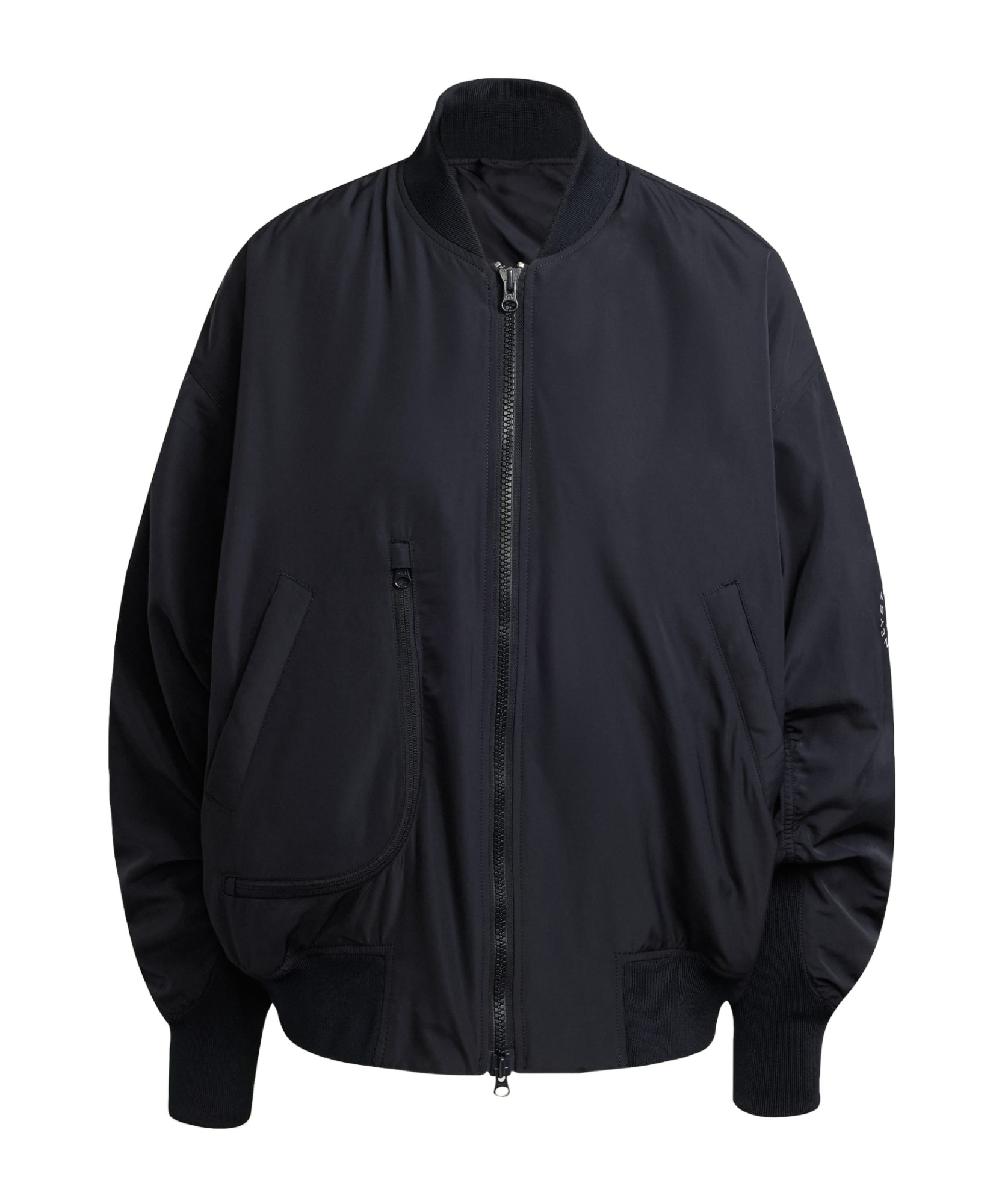 Adidas By Stella Mccartney Sportswear Woven Bomber In Black