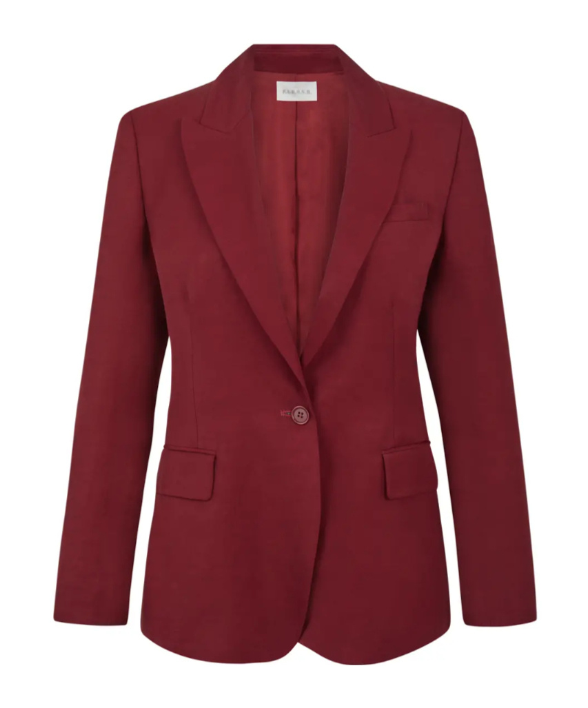 P.a.r.o.s.h Single-breasted Blazer In Red