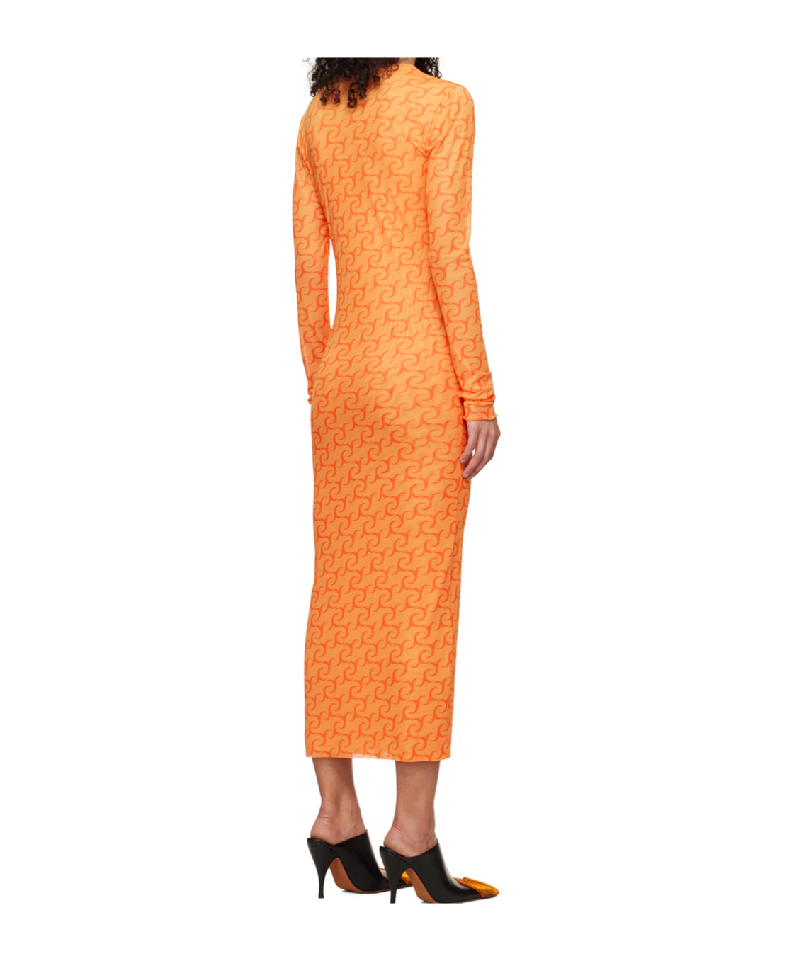 Jade Cropper Printed Midi Dress In Multi