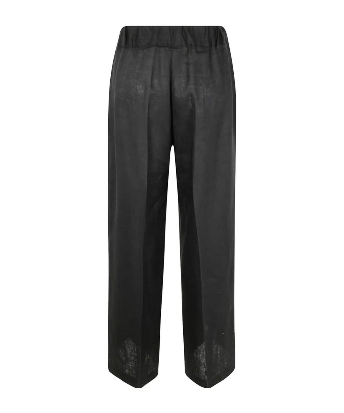 Shop Semicouture Linen Trousers