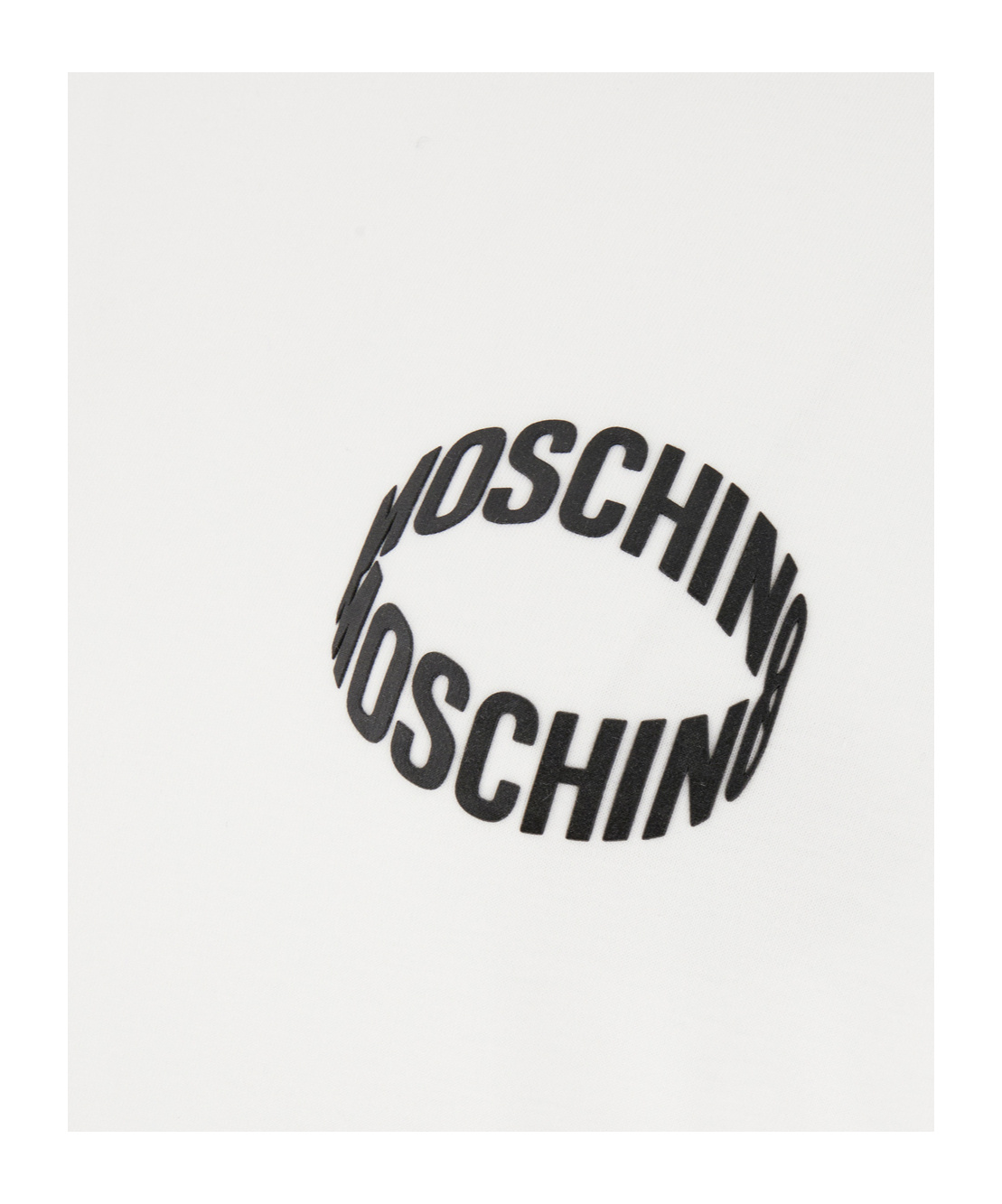 Moschino Logo Print T-shirt In White