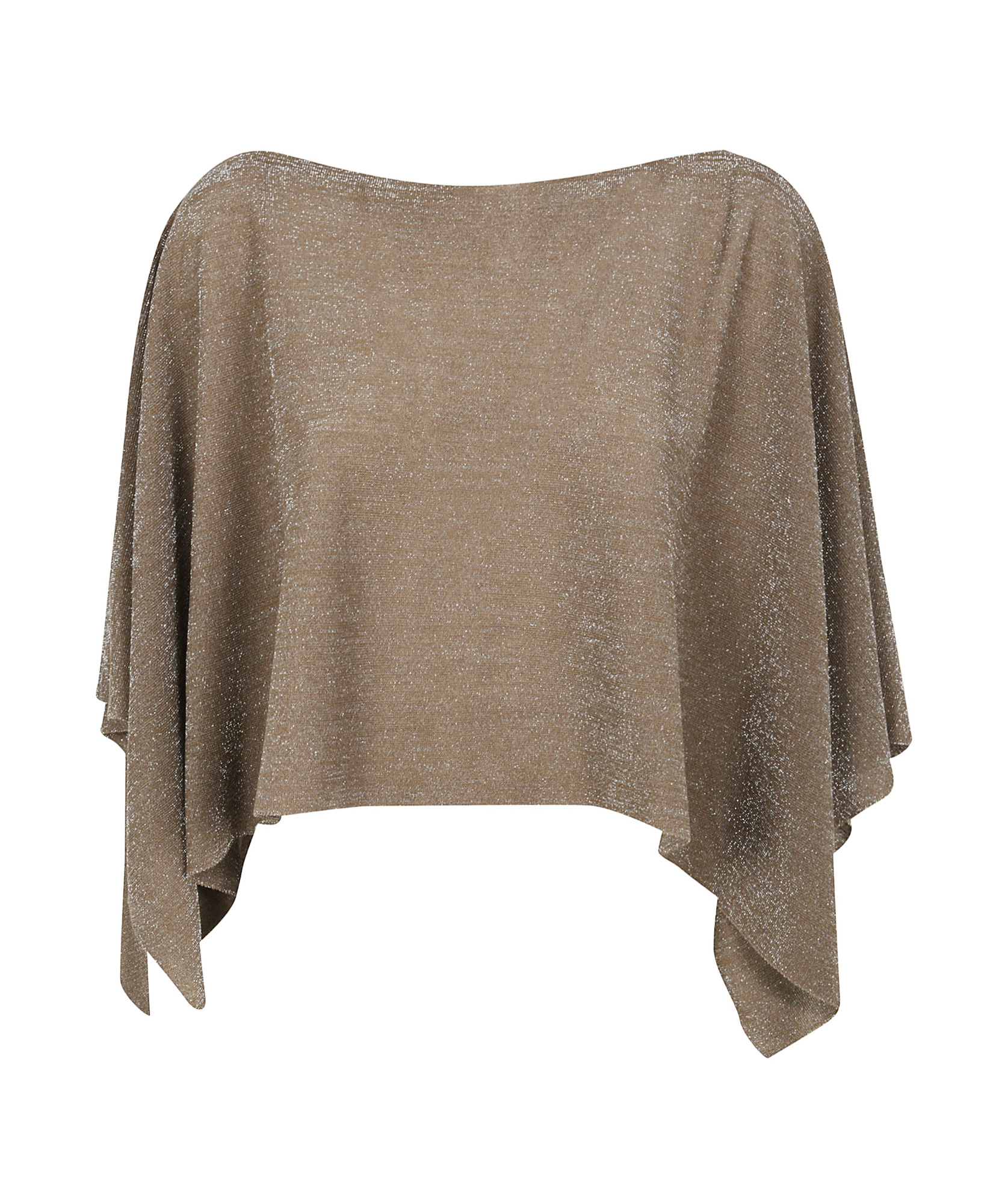 D Exterior D.exterior Draped Knit Top In Neutral