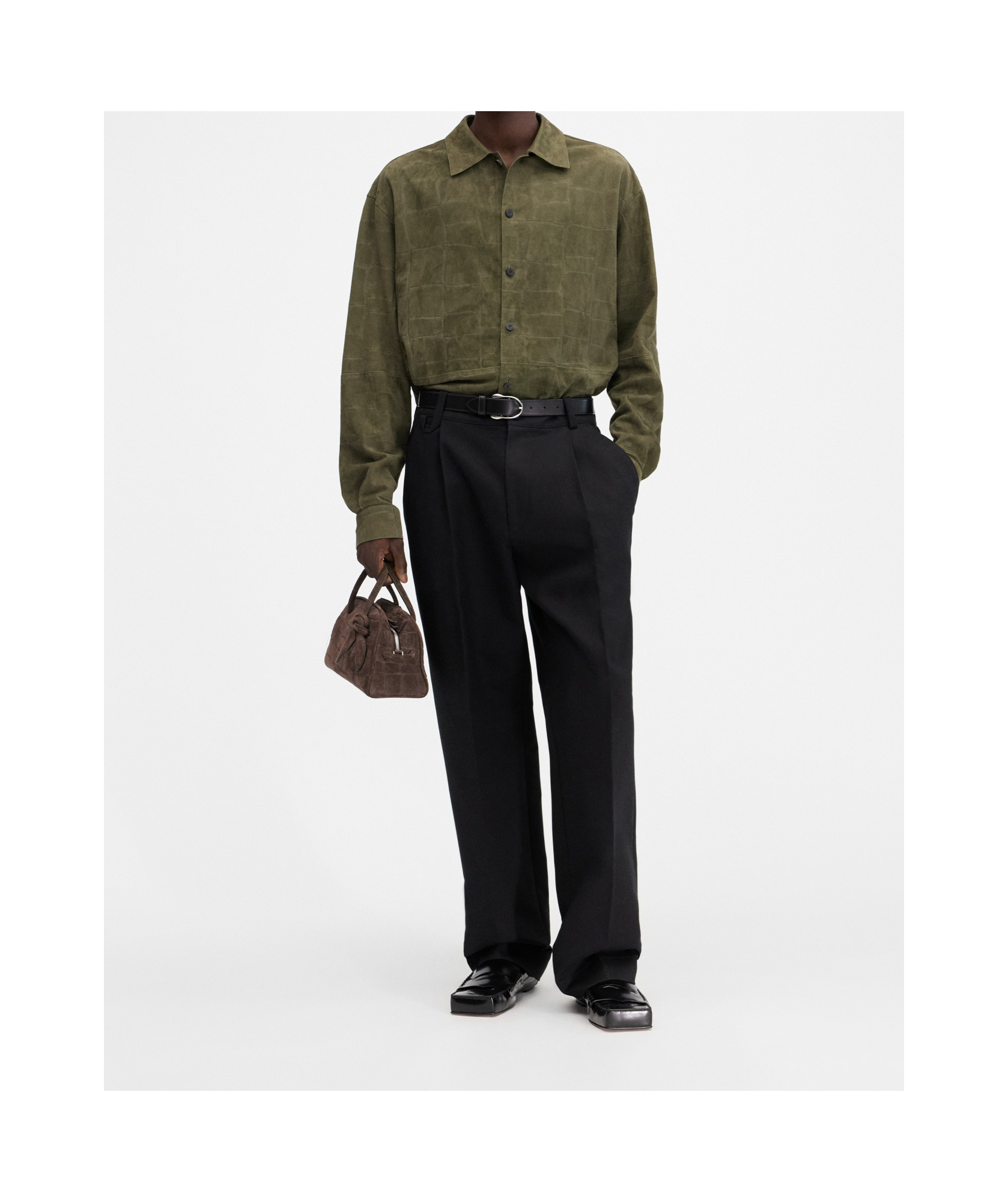 Jacquemus Belt-loop Casual Pants In Black