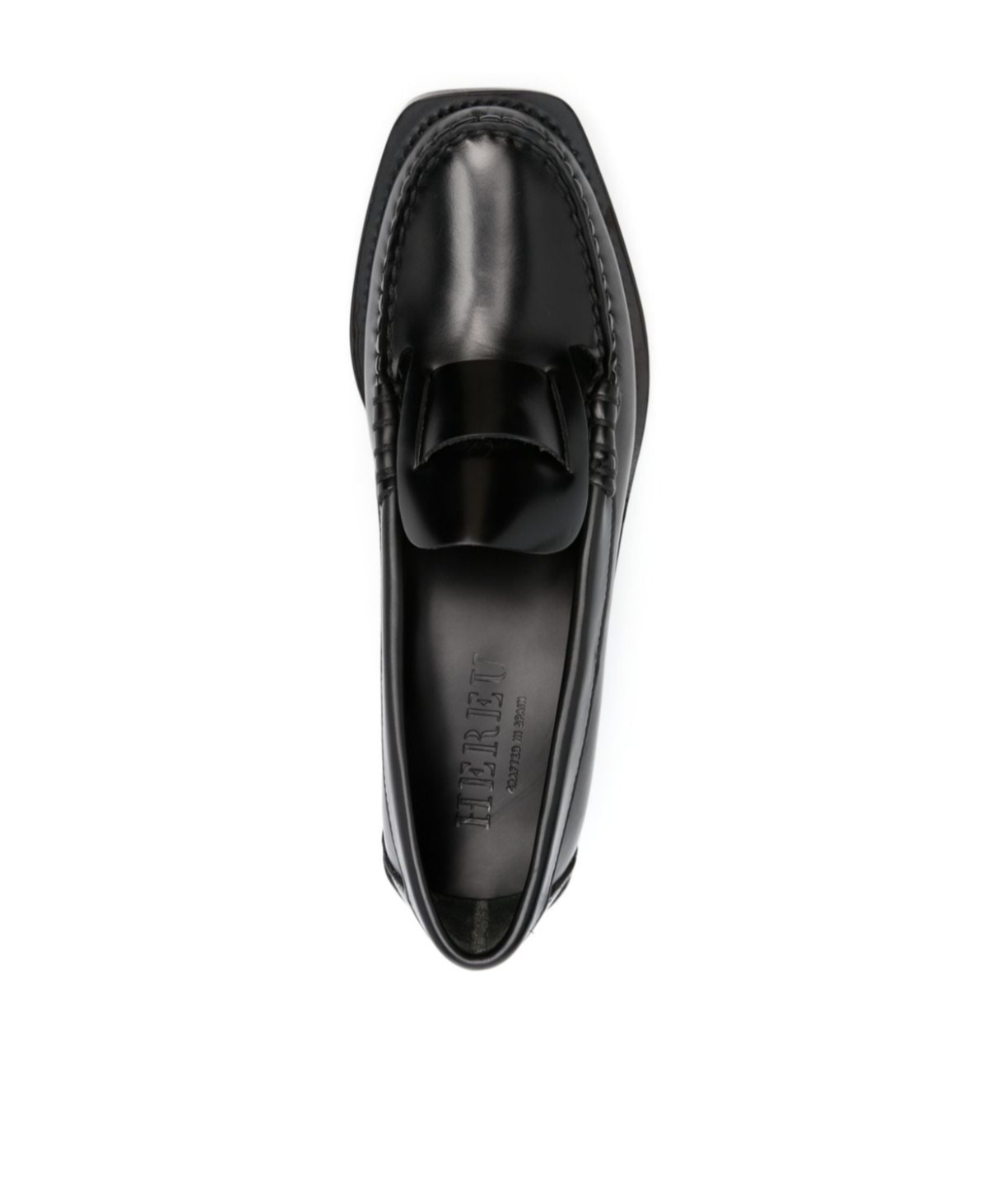 Hereu Sineu 50mm Leather Loafers In Black