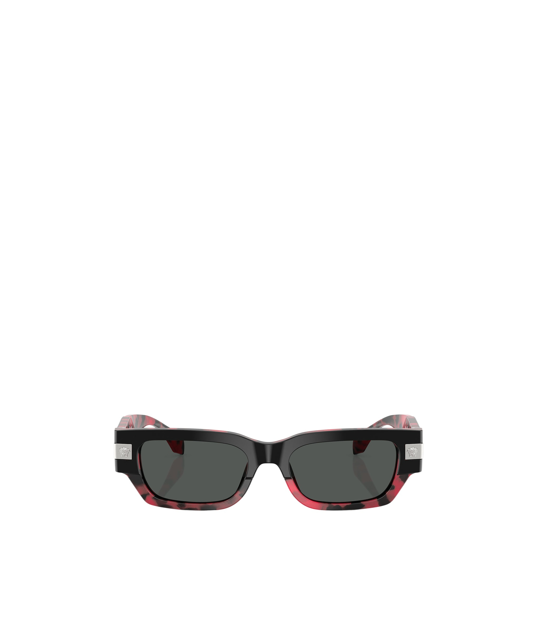 Versace Eyewear Rectangle-frame Sunglasses In Black