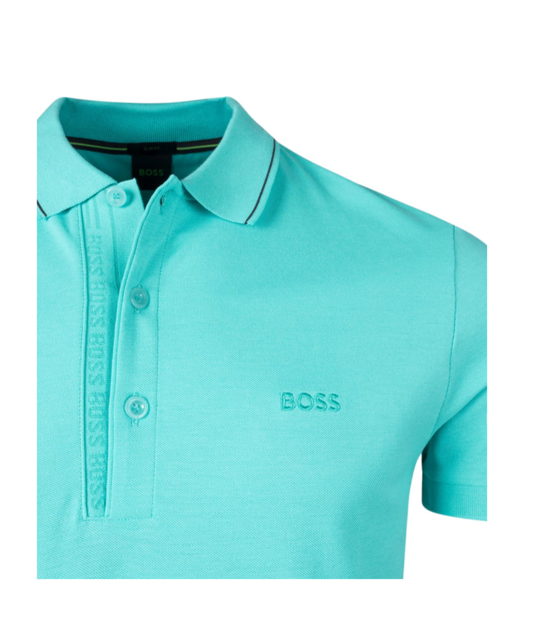 Hugo Boss Short-sleeved Polo Shirt In Blue