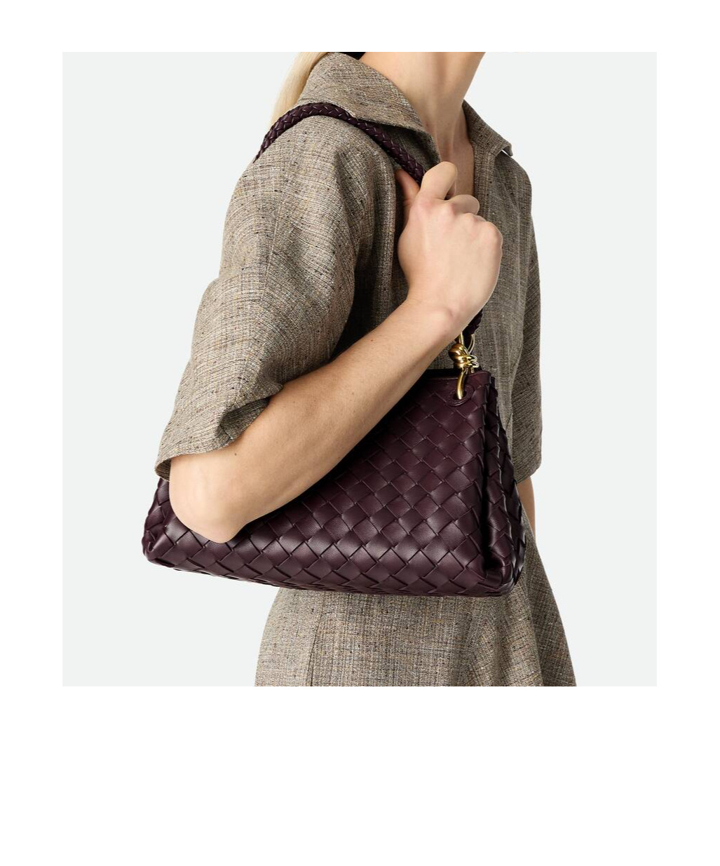 Bottega Veneta Leather Parachute Shoulder Bag