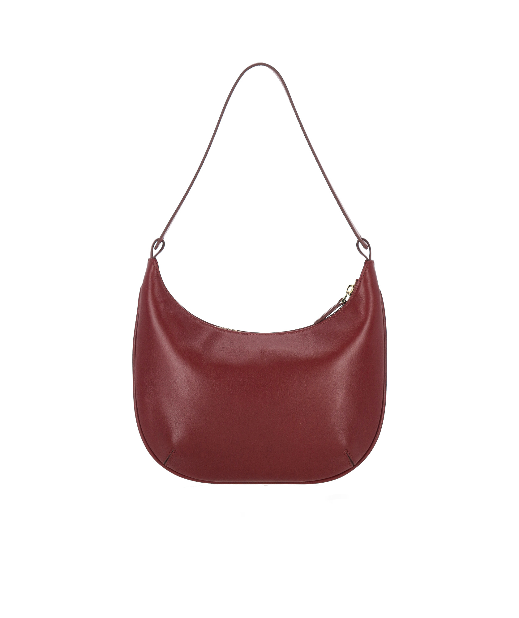 Manu Atelier Zipper Shoulder Bag In Red
