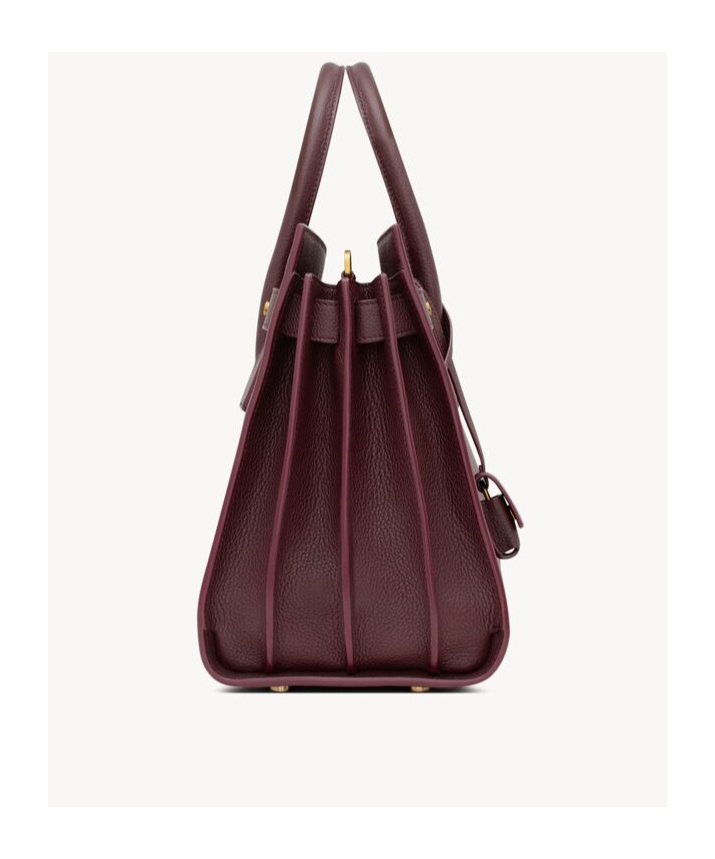 Saint Laurent Small Sac De Jour Tote Bag In Red