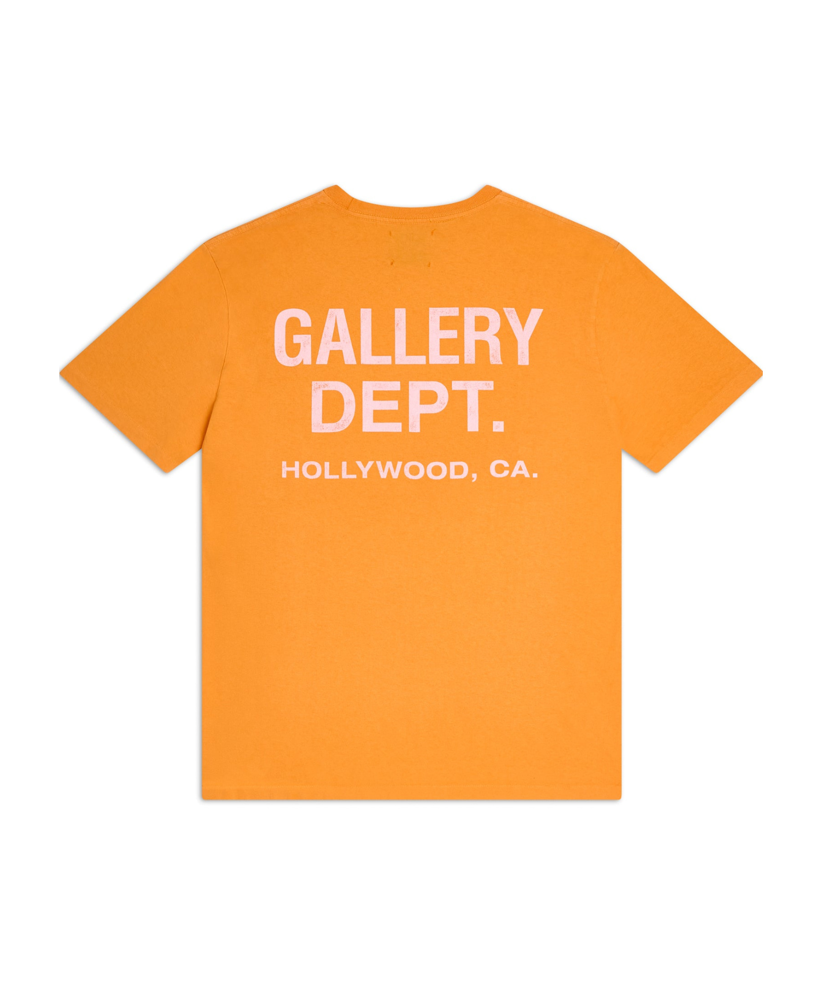 Gallery Dept. Souvenir Logo-print Cotton-jersey T-shirt In Orange