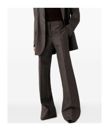 Stella Mccartney Low-rise Bootcut Pants In Black