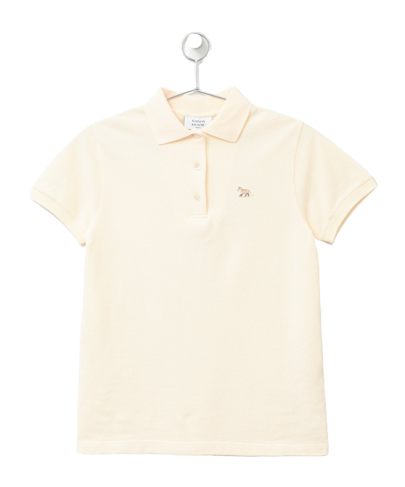 Maison Kitsuné Short-sleeved Polo Shirt In White
