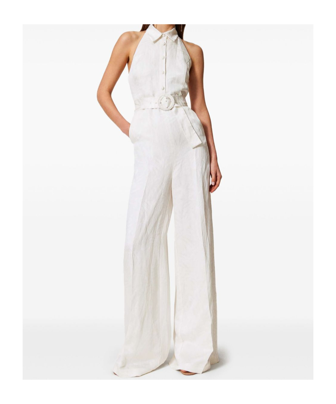Shop Twinset Halterneck Jumpsuit