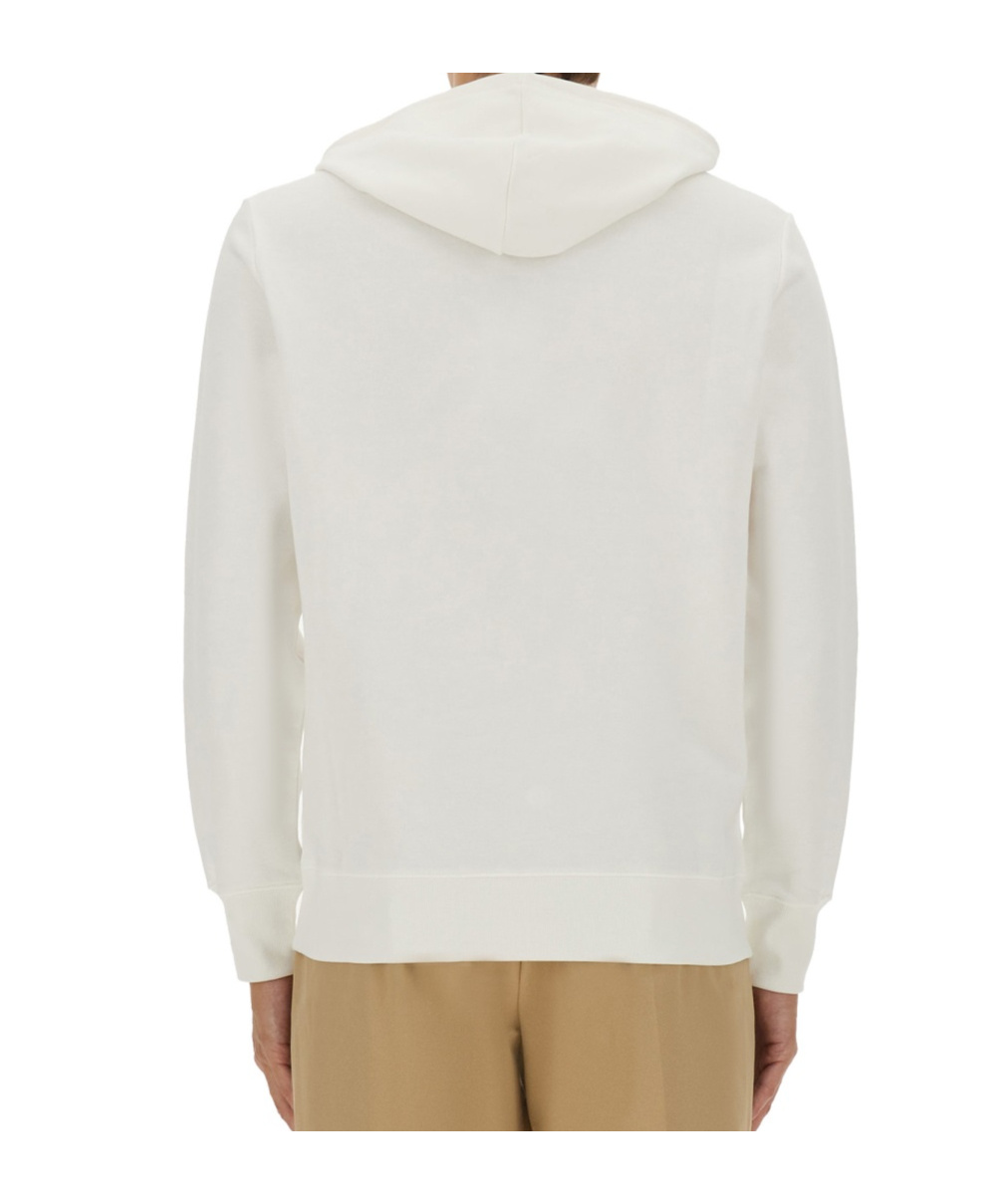Ps By Paul Smith Ps Paul Smith Zebra Patch Hoodie In White
