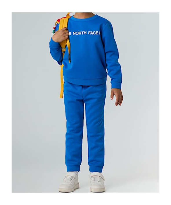 The North Face Hero Blue Brand-print Straight-leg Woven Tracksuit 2-7 In Blue