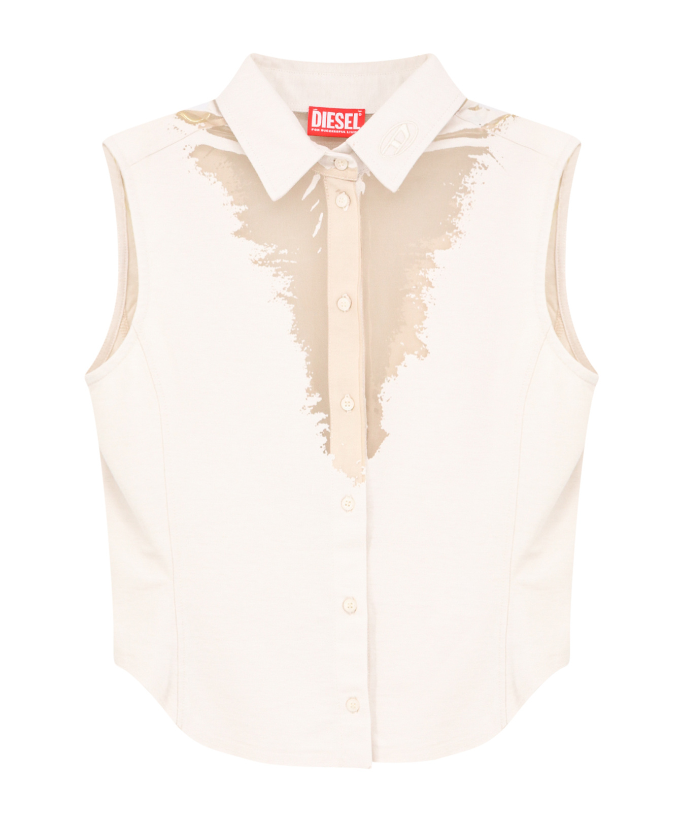 Diesel C-giseld Shirt In White