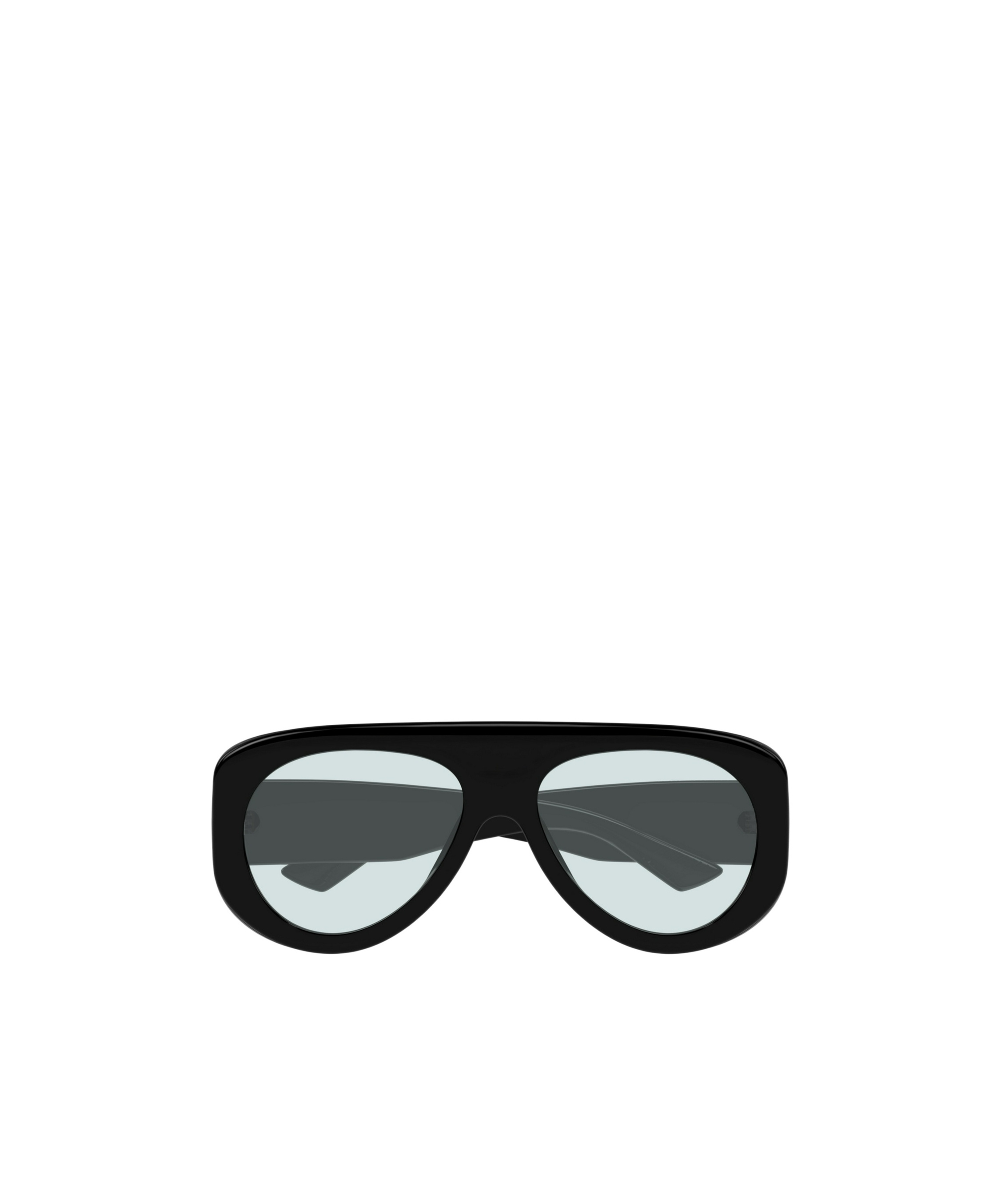 Bottega Veneta Eyewear Pilot Frame Glasses In Black