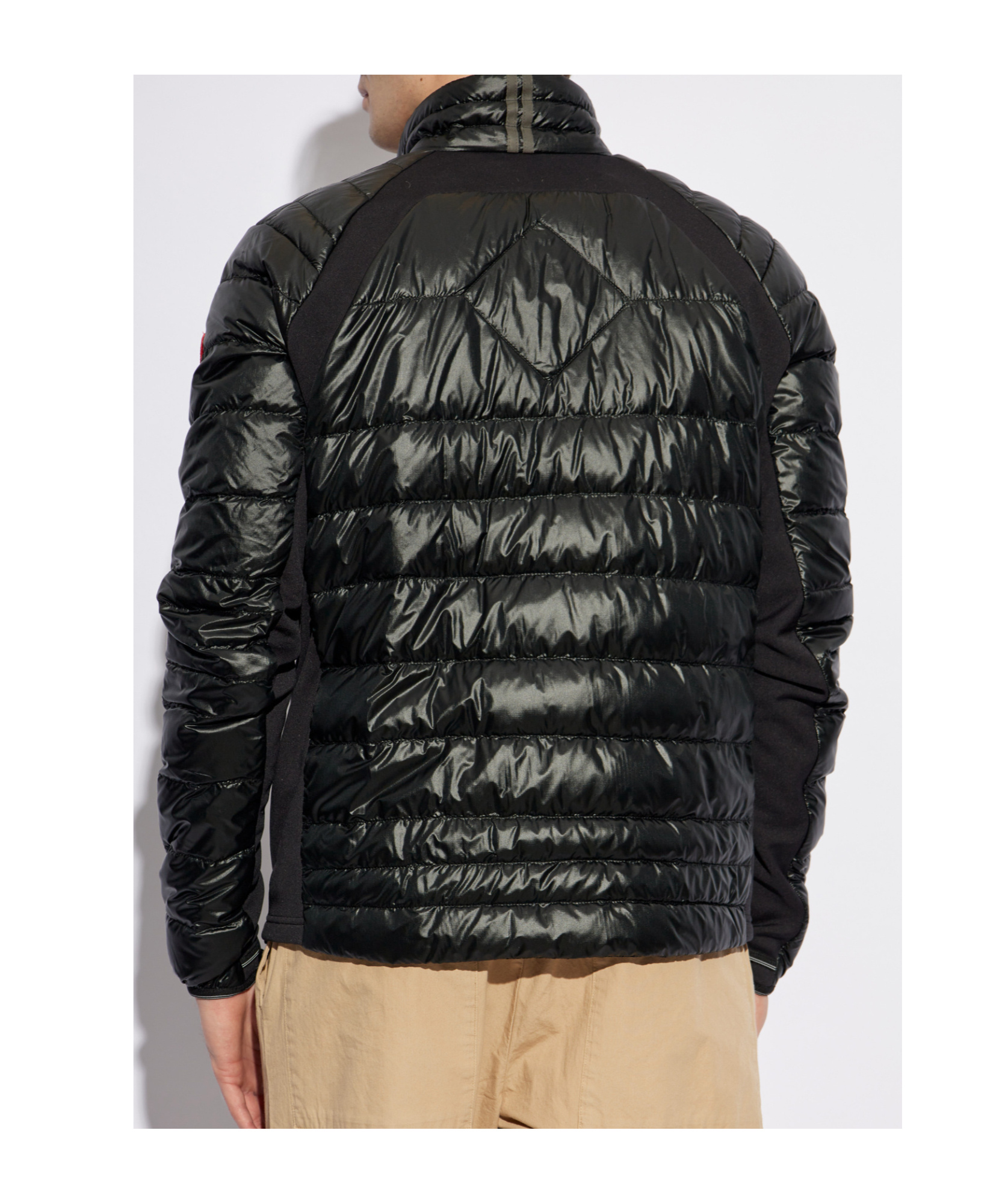 Canada Goose Right-collar Down Jacket In Black