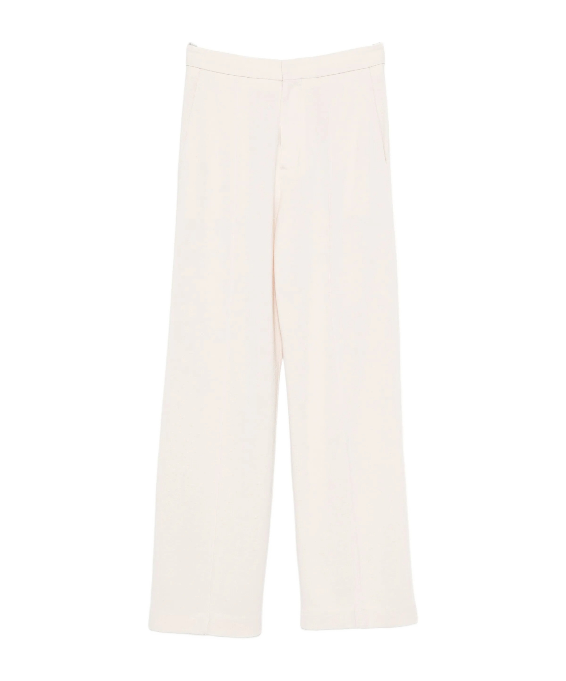 Forte Forte High-waisted Trousers In Neutral