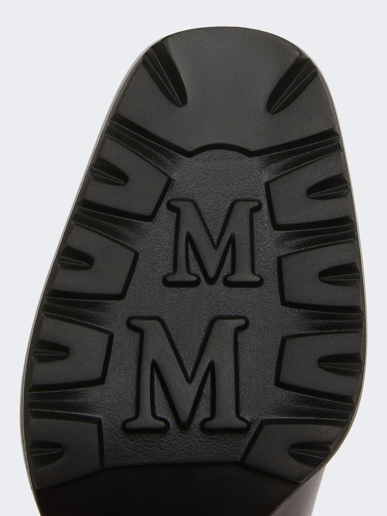 Max Mara Mary Janes In Leather In Brown