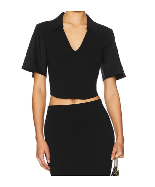 JONATHAN SIMKHAI LIZZIE LINEN KNIT TOP 