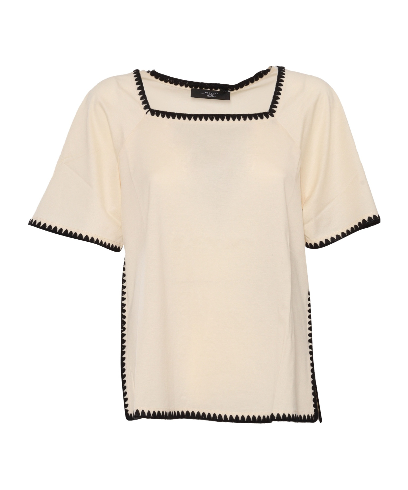 Weekend Max Mara Short-sleeved T-shirt In Nude