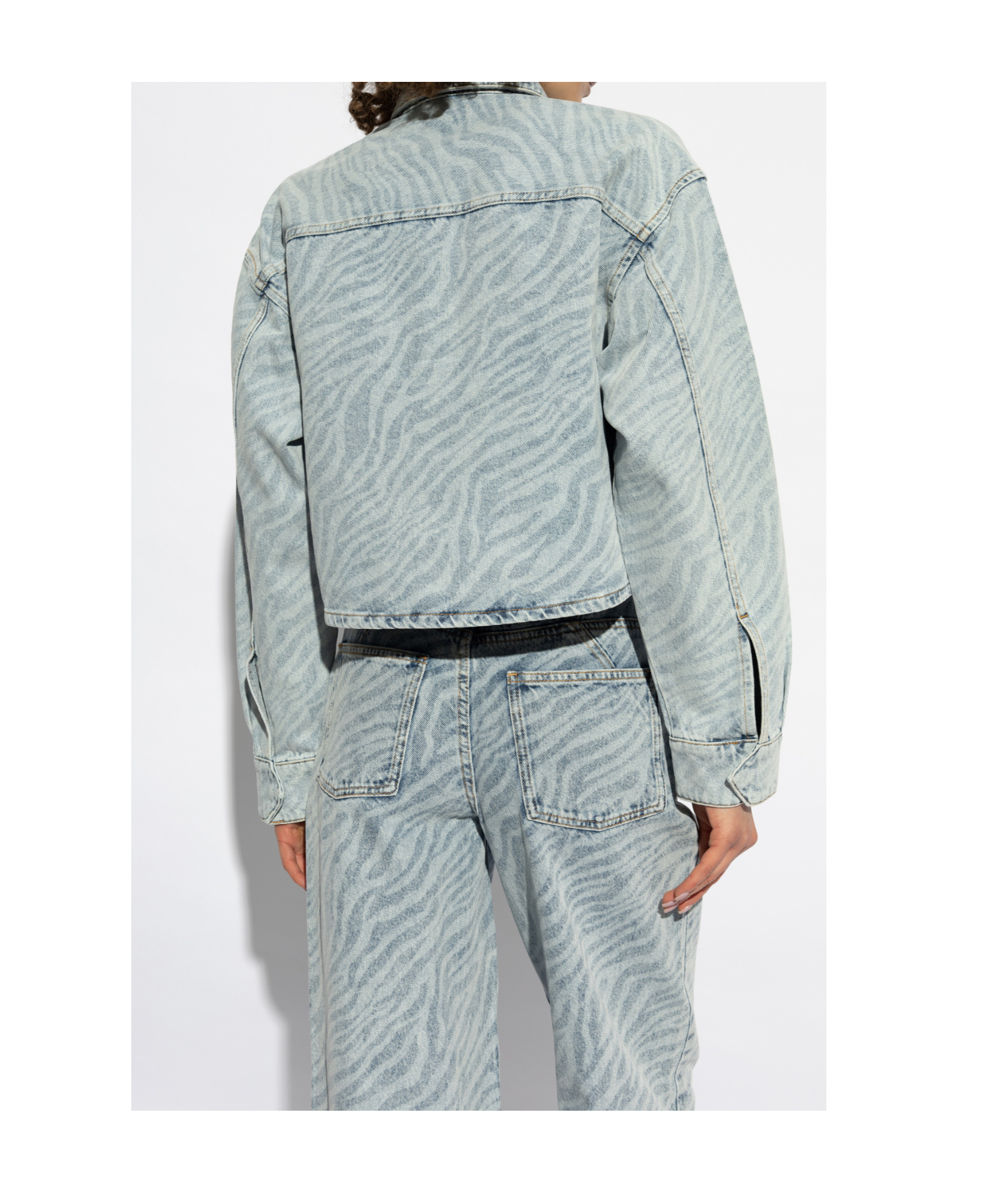 Iro Eslem Denim Jacket In Gray
