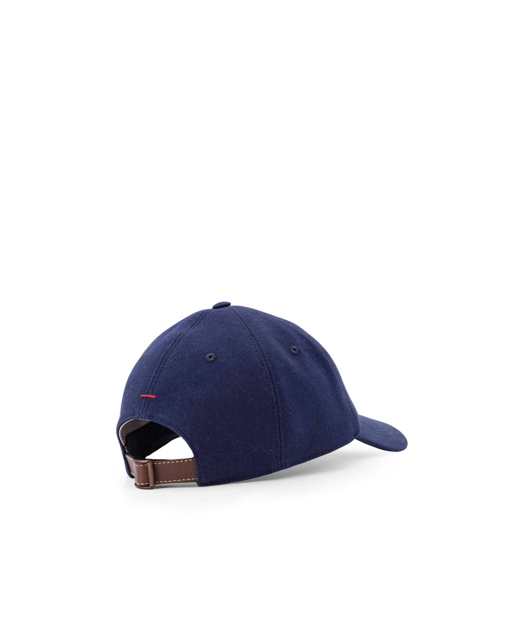 Brunello Cucinelli Peaked Canvas Hat In Blue