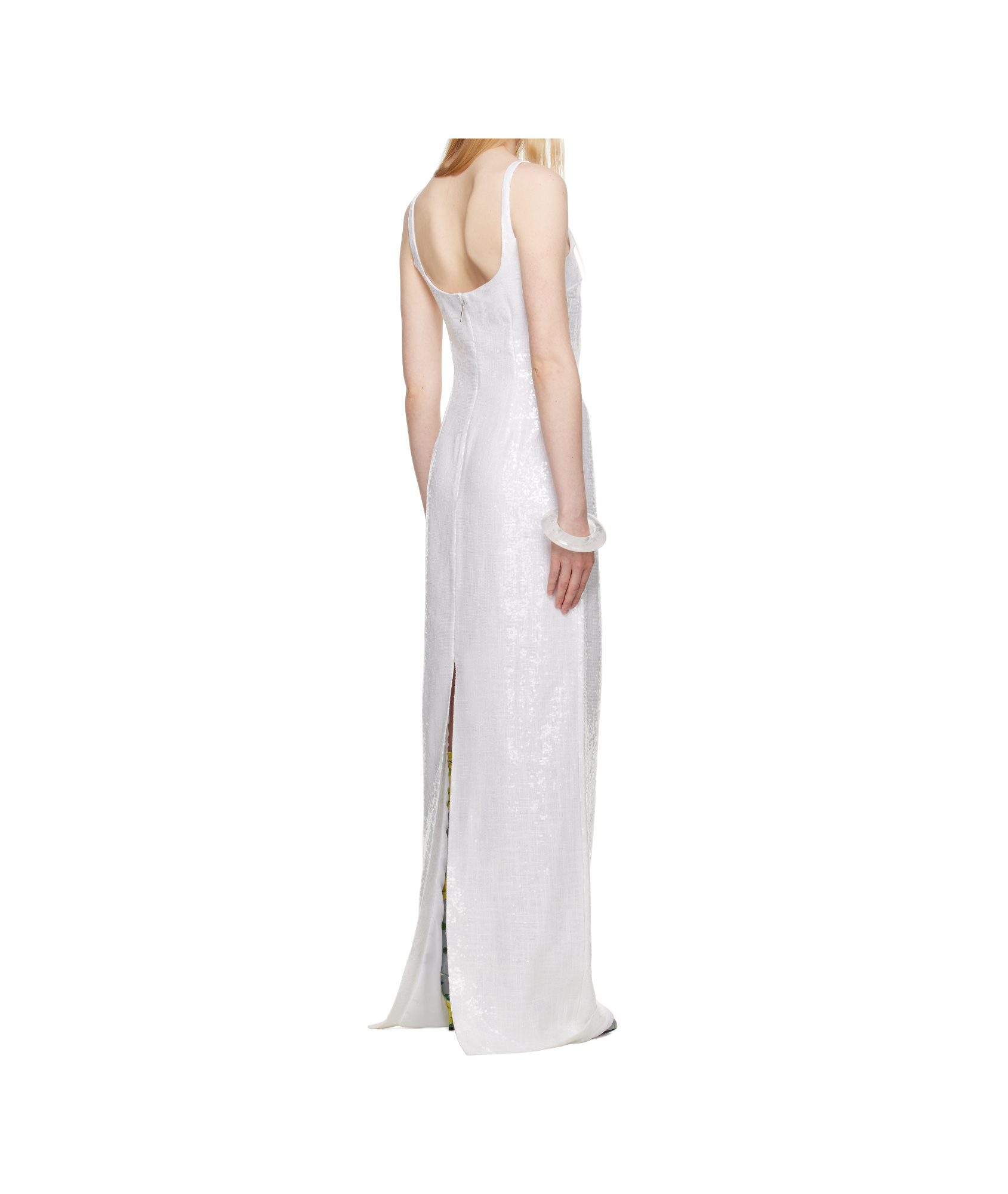 16arlington White Electra Maxi Dress In White
