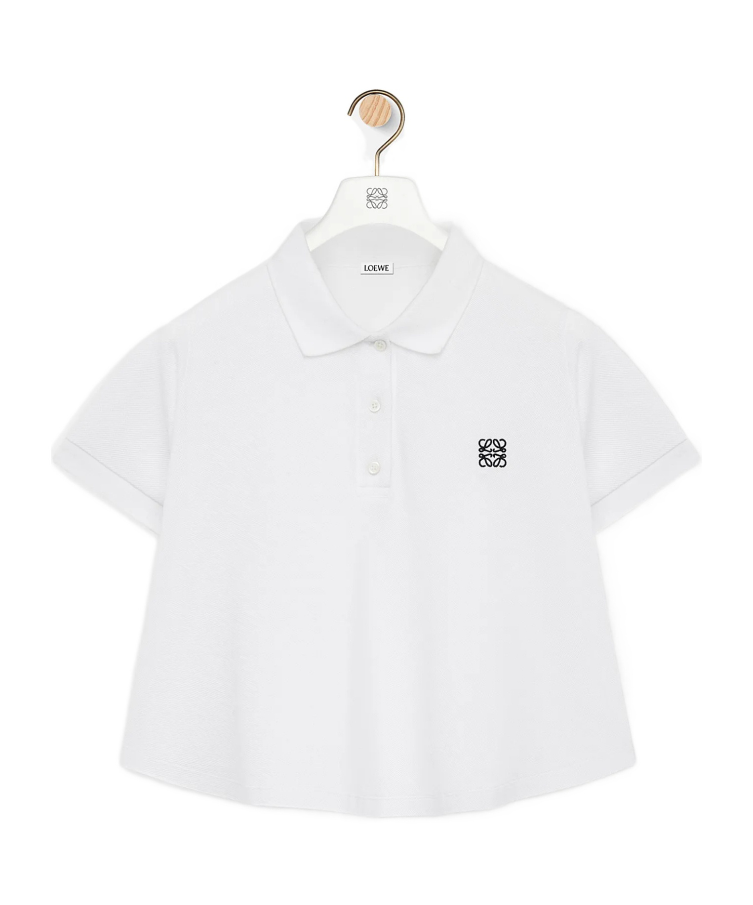 Loewe Women Cotton Trapeze Polo Shirt