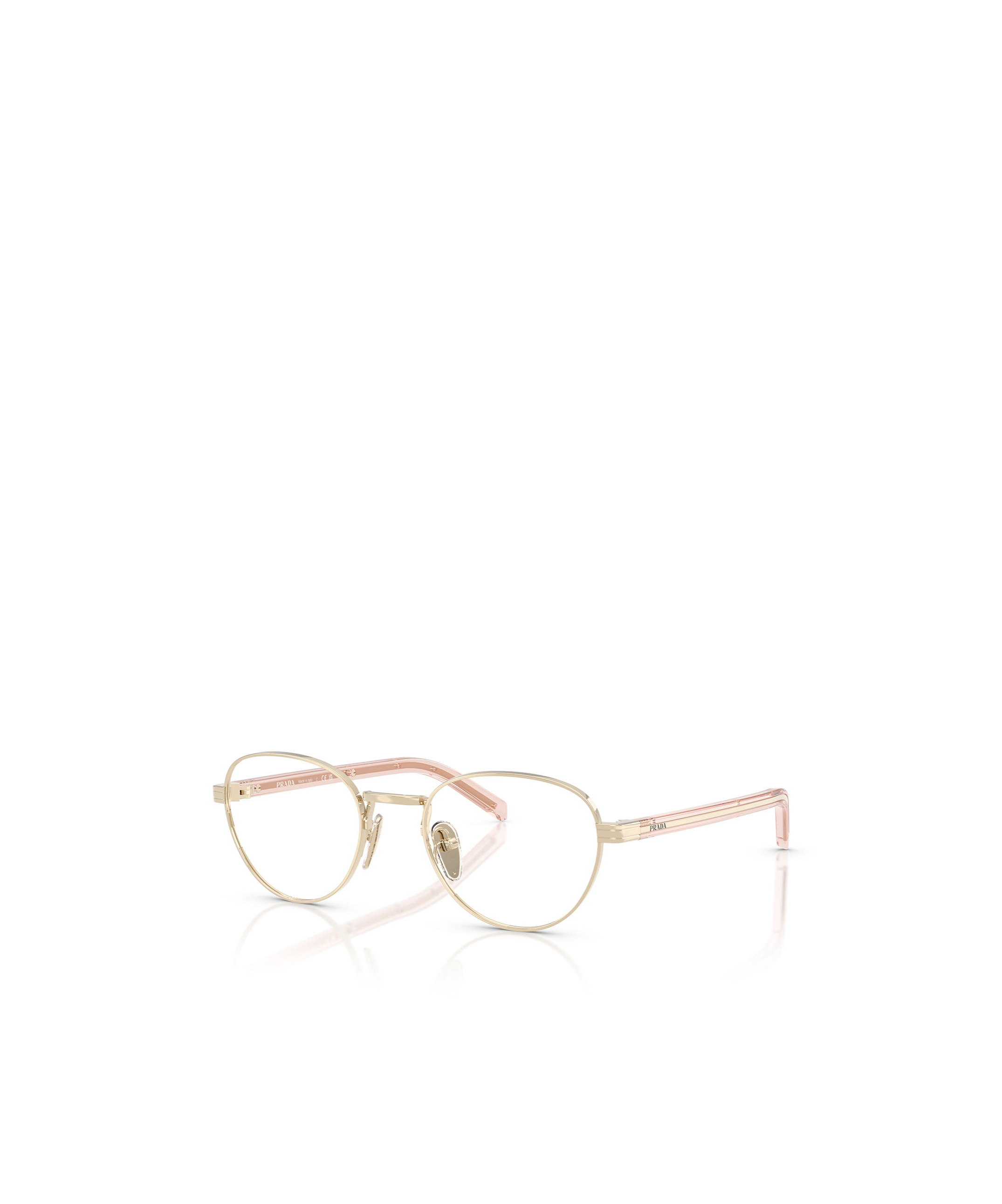 Prada Full-frame Flat Mirror In Nude