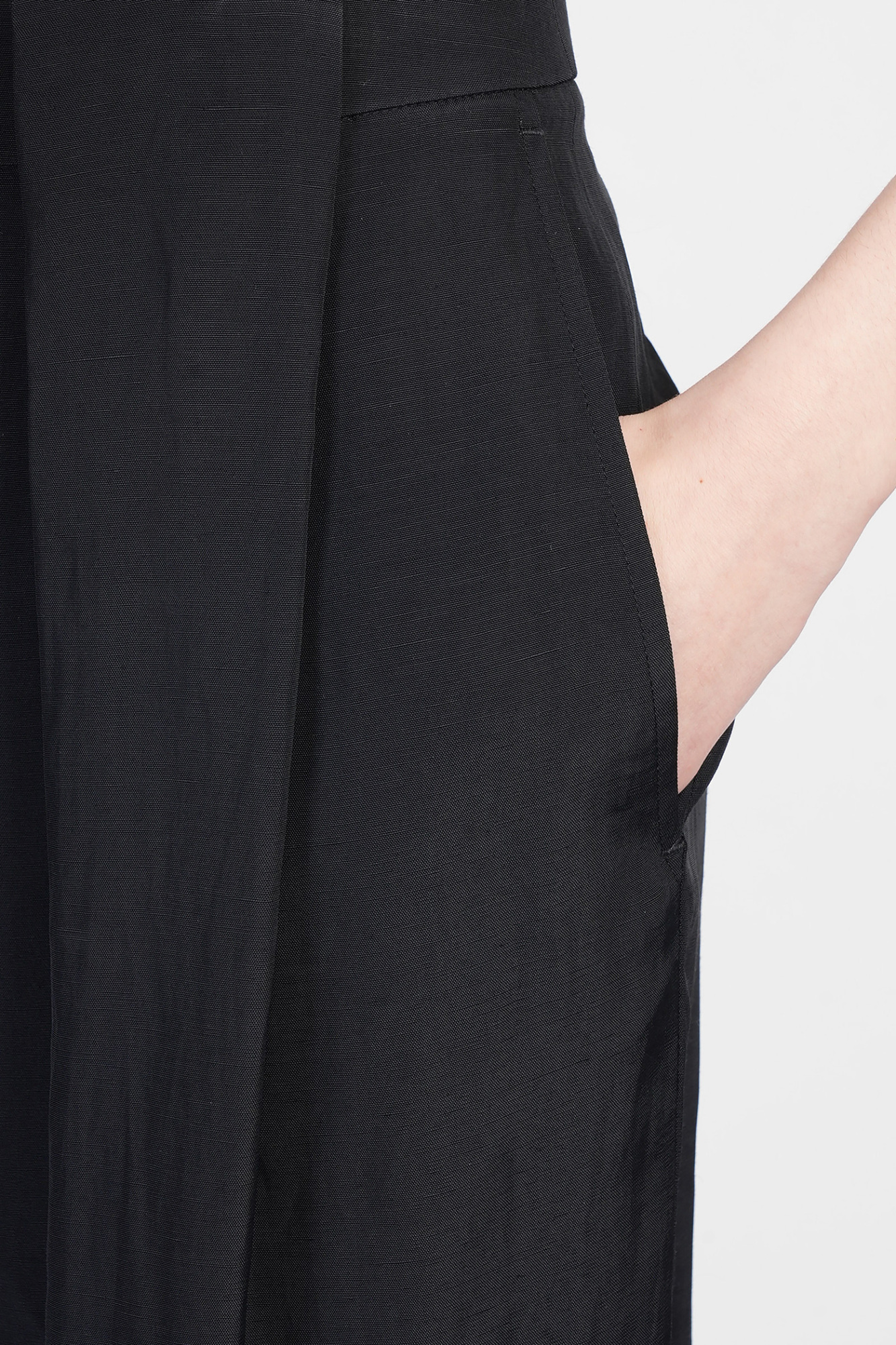 Stella Mccartney Canvas Tailoring Satin Balloon Trouser