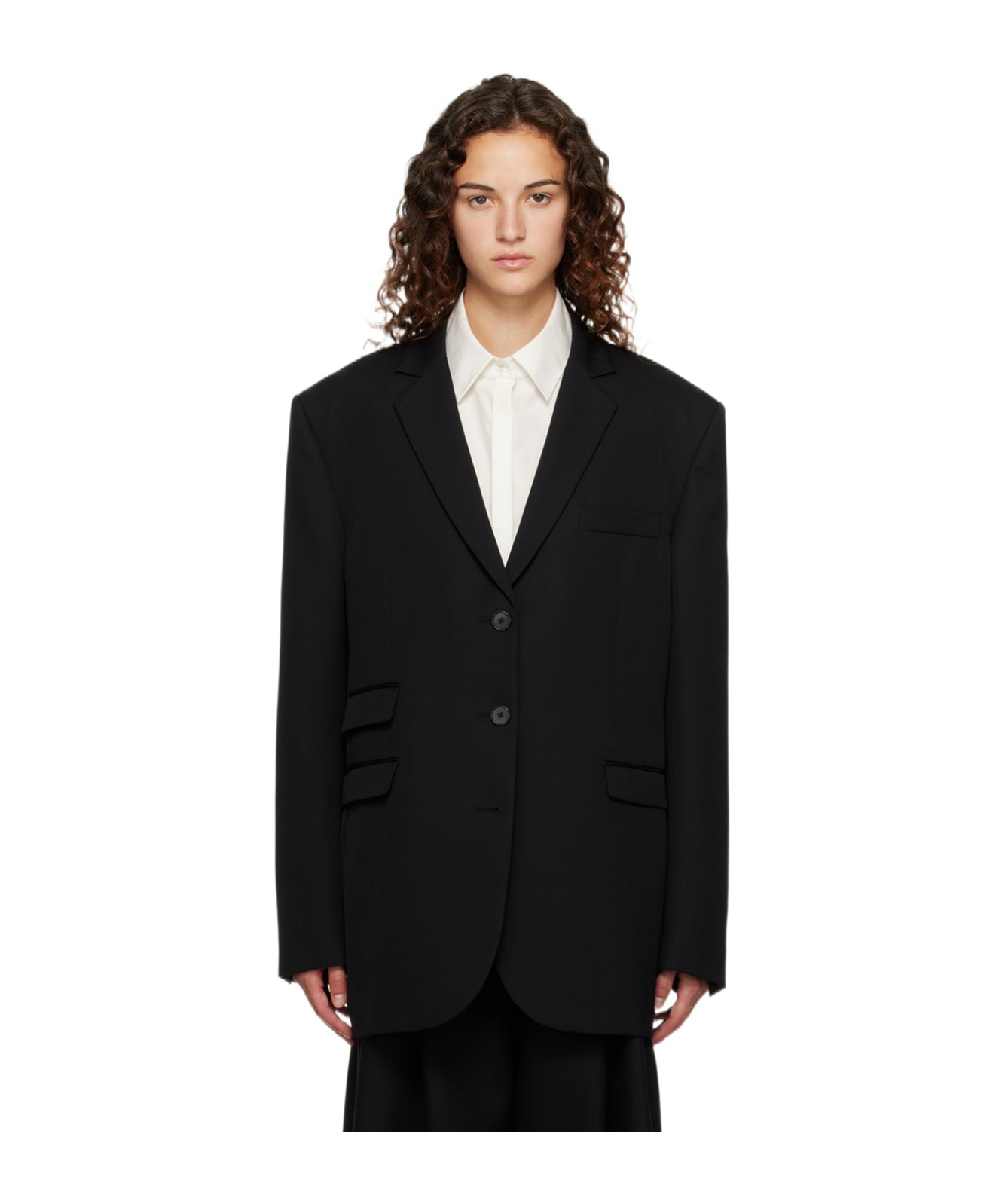 Shop The Row Ule Single-breasted Suit Jacket In Black
