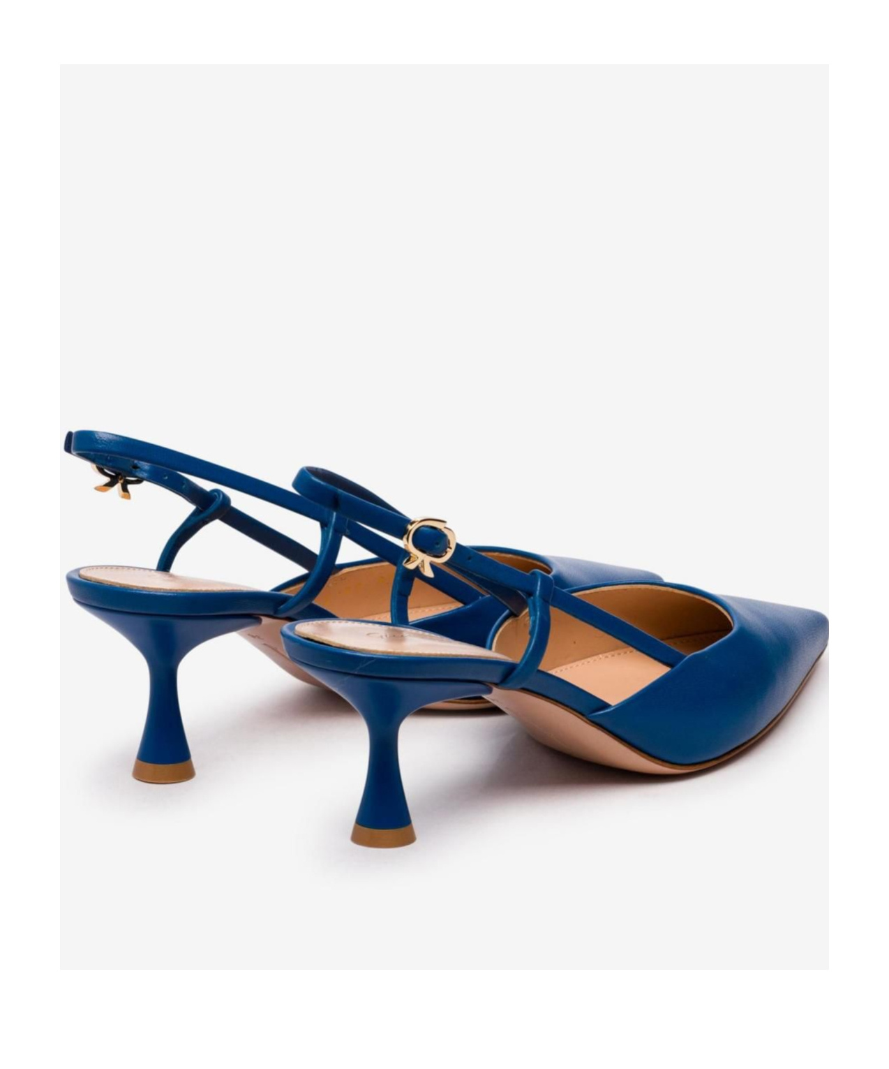 GIANVITO ROSSI POINTED TOE HIGH HEEL SANDALS