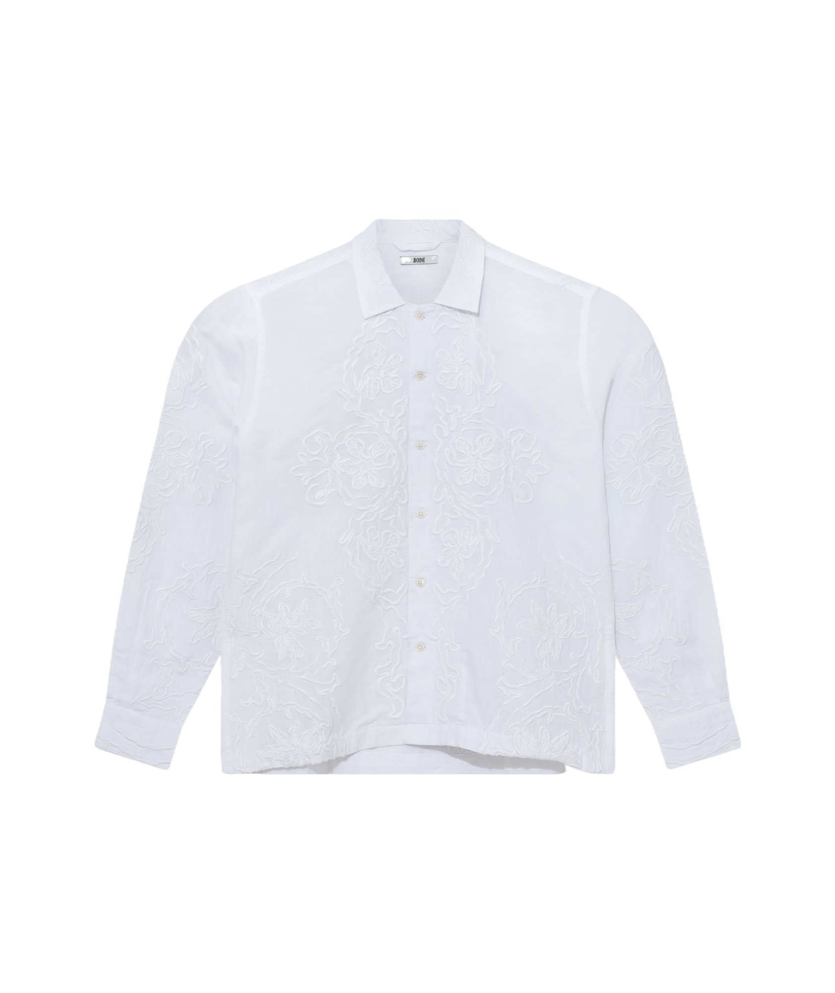 Bode Long-sleeved Shirt In White