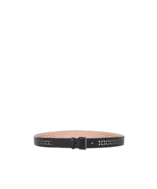 Alaïa Hollow Belt In Brown