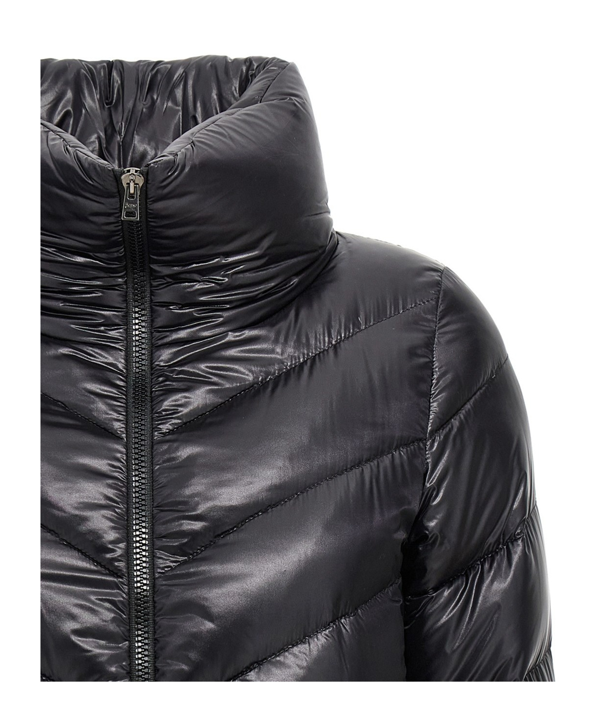 Herno A-shape Down Jacket In Black