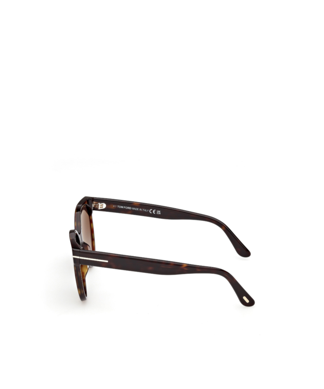 Tom Ford Eyewear Tallulah Round Frame Sunglasses In Brown