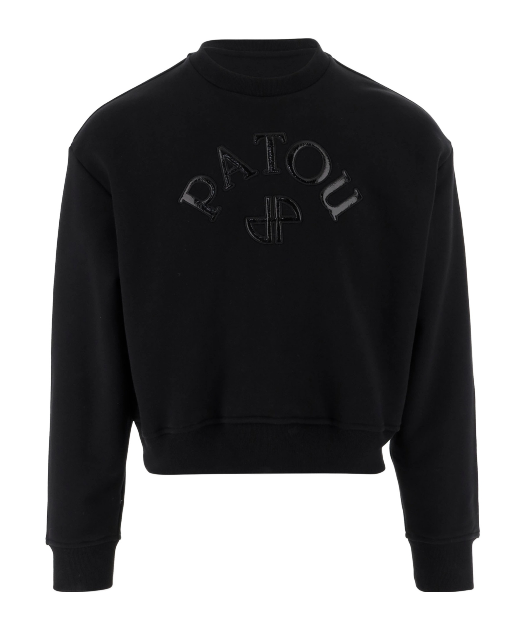 Patou Sweatshirt With Logo And Jp Monogram In Black