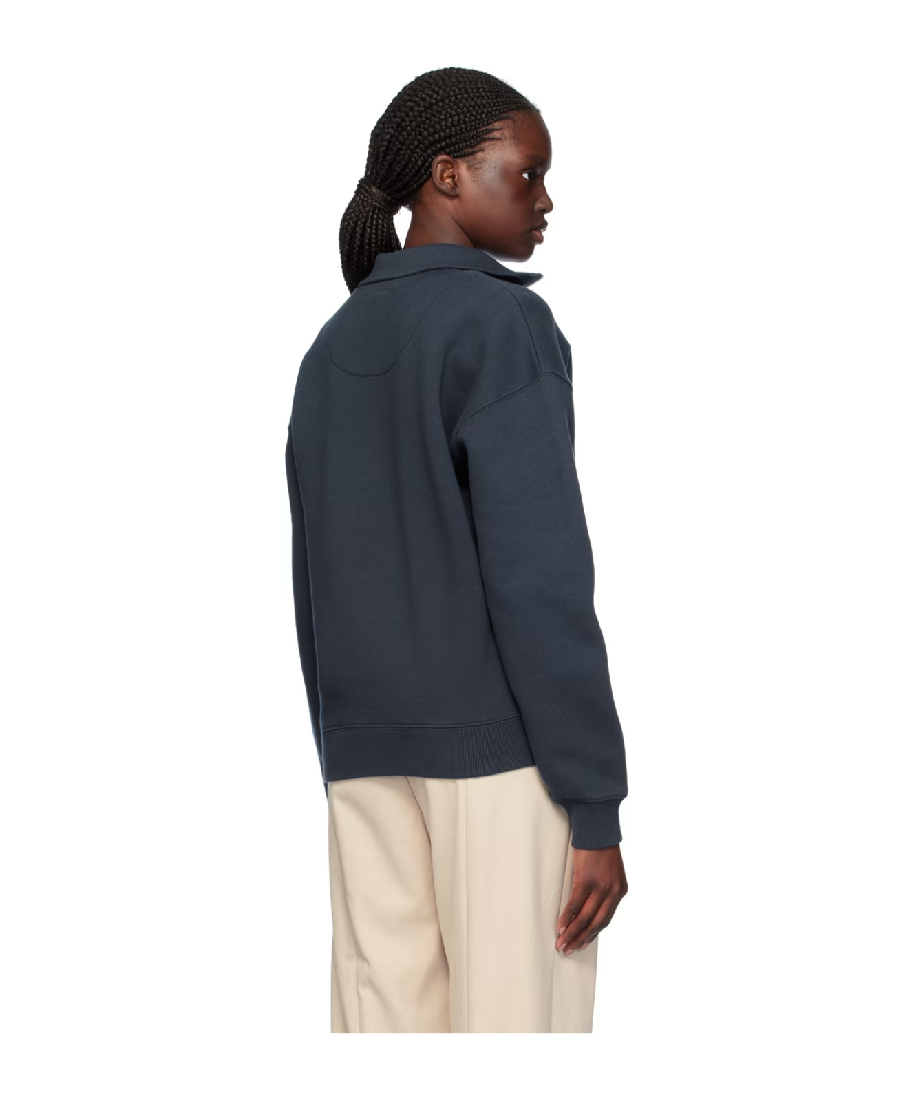 MAISON KITSUNÉ EMBROIDERED SWEATSHIRT