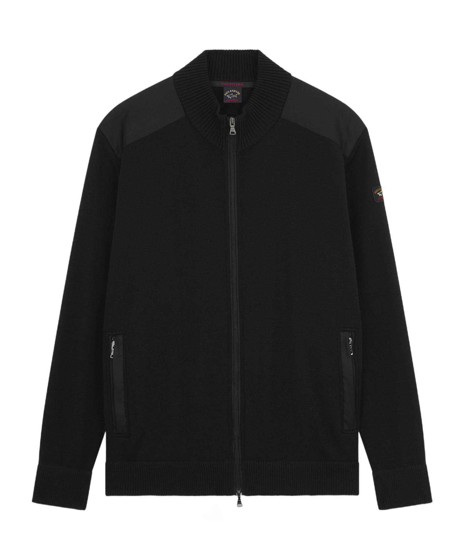 Paul & Shark Zipped Jacket In Black