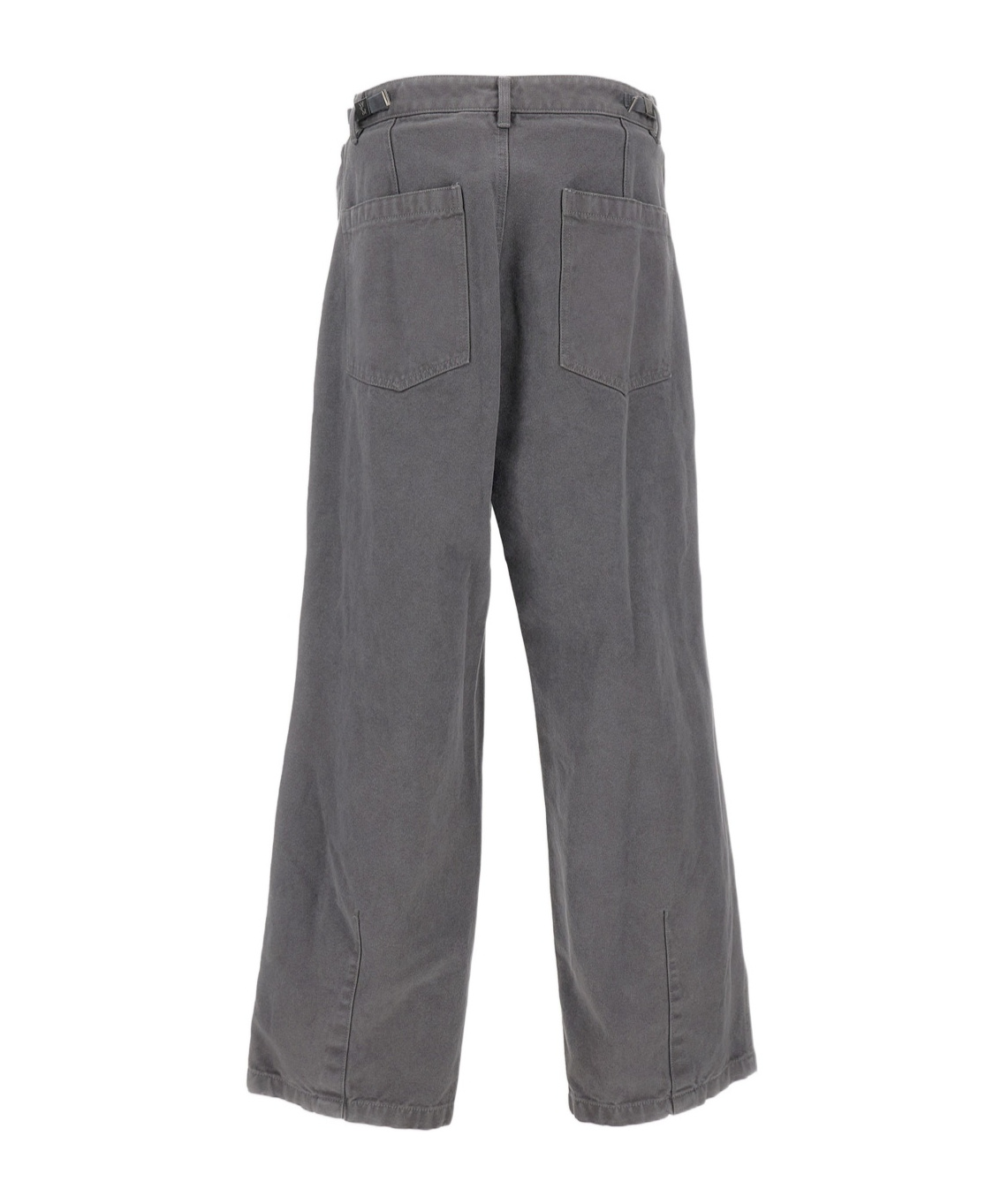 Wooyoungmi Relaxed Fit Wide-leg Trousers In Gray
